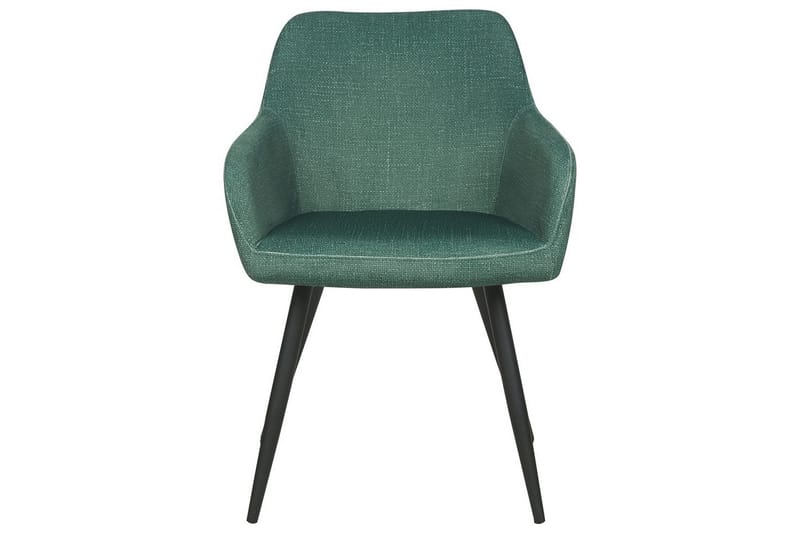 Sett med 2 spisestoler Casmalia - Grønn, svart - Møbler - Stoler - Spisestuestoler & kjøkkenstoler