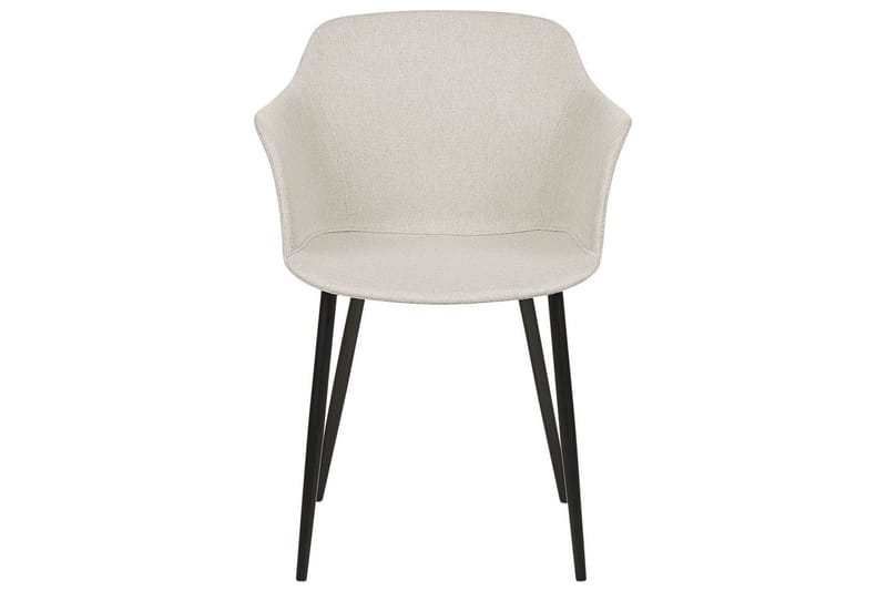 Sett med 2 spisestoler Elim - Beige, svart - Møbler - Stoler - Spisestuestoler & kjøkkenstoler