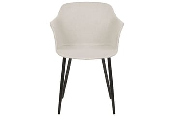 Sett med 2 spisestoler Elim - Beige, svart - Møbler - Stoler - Spisestuestoler & kjøkkenstoler