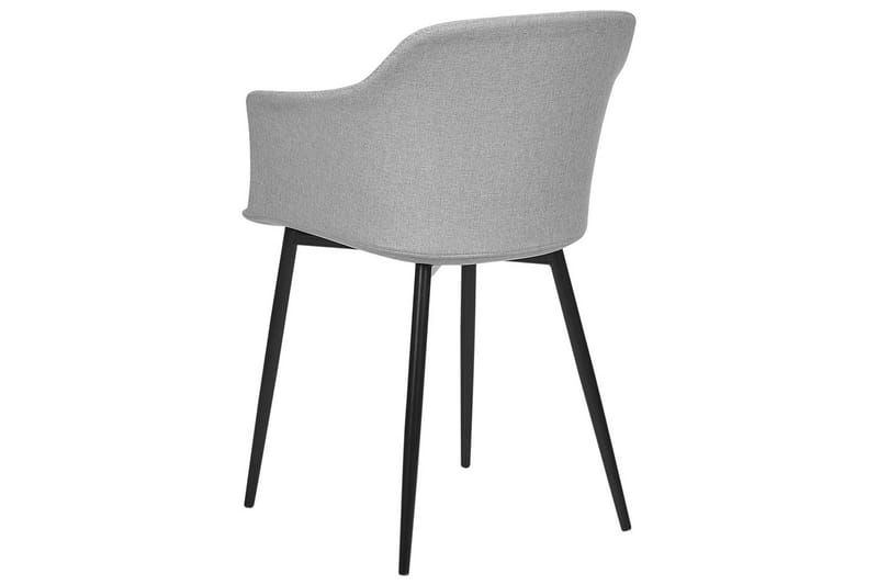 Sett med 2 spisestoler Elim - Grå, svart - Møbler - Stoler - Spisestuestoler & kjøkkenstoler