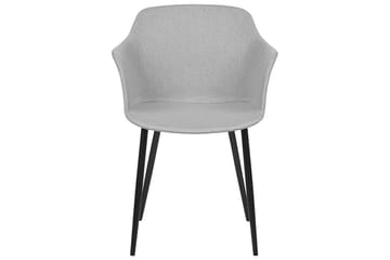 Sett med 2 spisestoler Elim - Grå, svart - Møbler - Stoler - Spisestuestoler & kjøkkenstoler