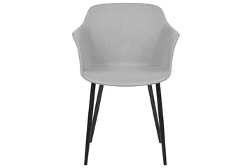 Sett med 2 spisestoler Elim - Grå, svart - Møbler - Stoler - Spisestuestoler & kjøkkenstoler