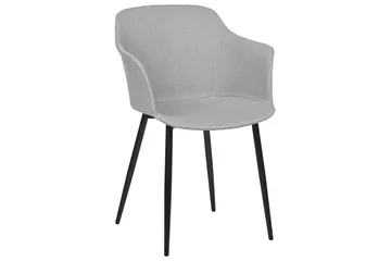 Sett med 2 spisestoler Elim - Grå, svart - Møbler - Stoler - Spisestuestoler & kjøkkenstoler