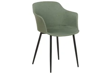 Sett med 2 spisestoler Elim - Grønn, Svart - Møbler - Stoler - Spisestuestoler & kjøkkenstoler