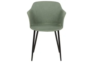 Sett med 2 spisestoler Elim - Grønn, Svart - Møbler - Stoler - Spisestuestoler & kjøkkenstoler