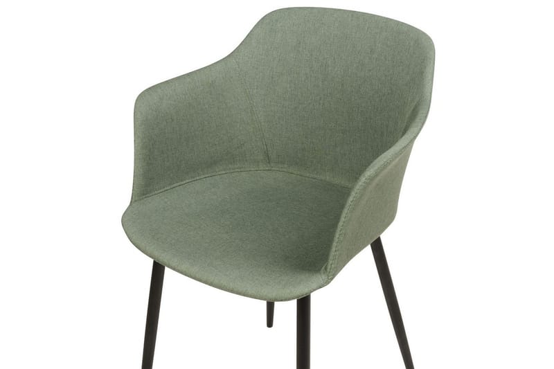 Sett med 2 spisestoler Elim - Grønn, Svart - Møbler - Stoler - Spisestuestoler & kjøkkenstoler