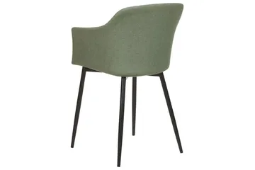 Sett med 2 spisestoler Elim - Grønn, Svart - Møbler - Stoler - Spisestuestoler & kjøkkenstoler