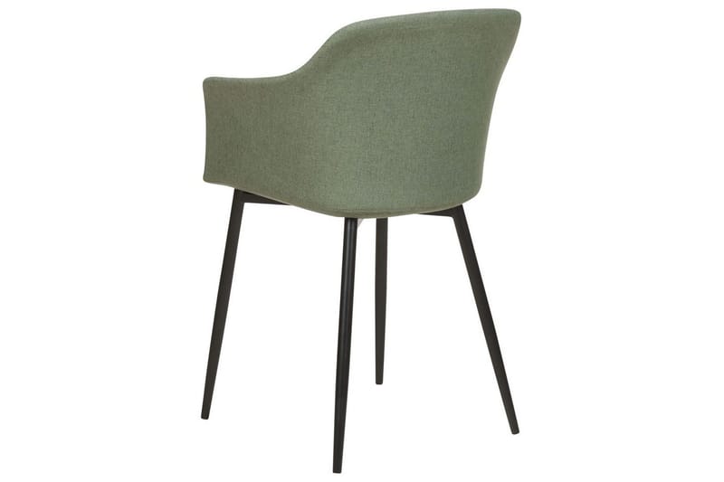 Sett med 2 spisestoler Elim - Grønn, Svart - Møbler - Stoler - Spisestuestoler & kjøkkenstoler