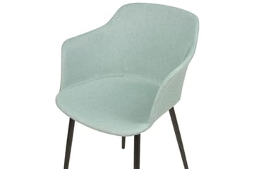 Sett med 2 spisestoler Elim - Mintgrønn, Svart - Møbler - Stoler - Spisestuestoler & kjøkkenstoler