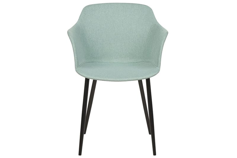 Sett med 2 spisestoler Elim - Mintgrønn, Svart - Møbler - Stoler - Spisestuestoler & kjøkkenstoler