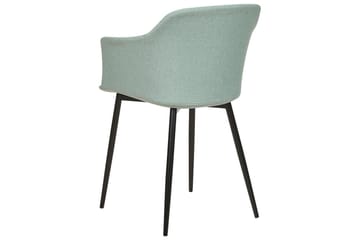 Sett med 2 spisestoler Elim - Mintgrønn, Svart - Møbler - Stoler - Spisestuestoler & kjøkkenstoler