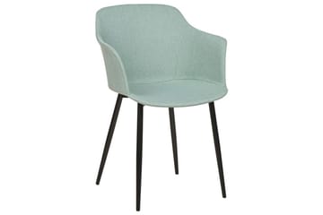Sett med 2 spisestoler Elim - Mintgrønn, Svart - Møbler - Stoler - Spisestuestoler & kjøkkenstoler