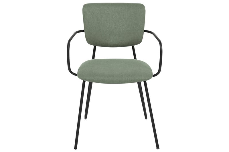 Sett med 2 spisestoler Elko - Grønn, Svart - Møbler - Stoler - Spisestuestoler & kjøkkenstoler