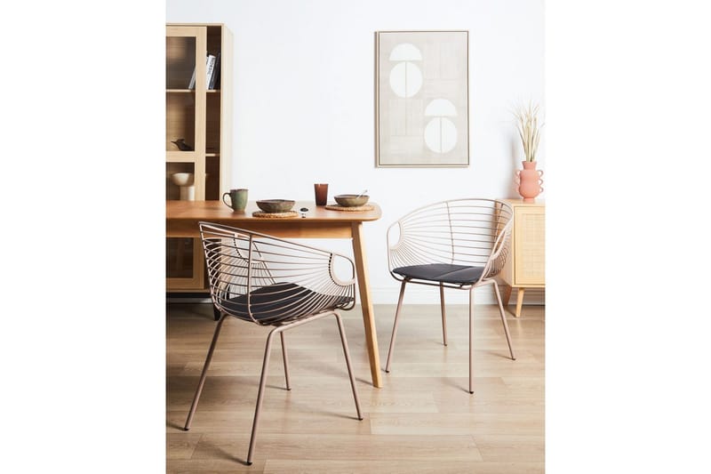 Sett med 2 spisestoler Hoback - Møbler - Stoler - Spisestuestoler & kjøkkenstoler