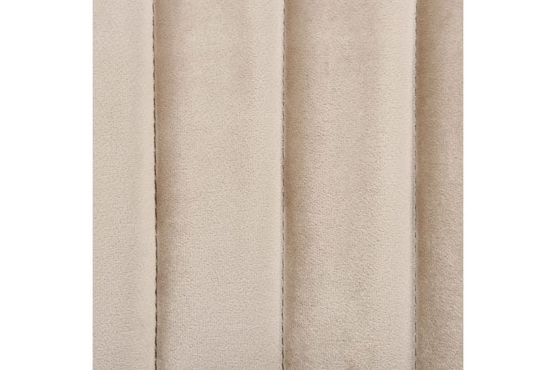 Sett med 2 spisestoler Mariposa - Beige, svart/Fløyel - Møbler - Stoler - Spisestuestoler & kjøkkenstoler