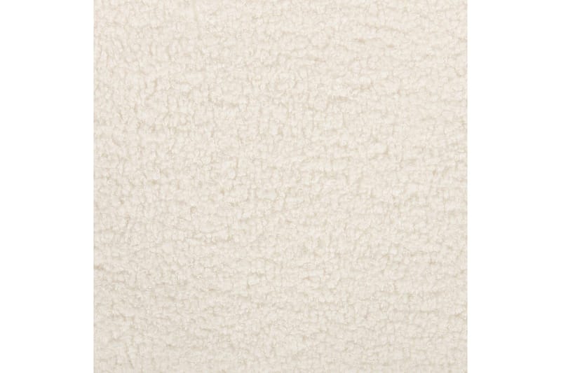 Sett med 2 spisestoler Mariposa - Hvit, Svart/Bouclé - Møbler - Stoler - Spisestuestoler & kjøkkenstoler