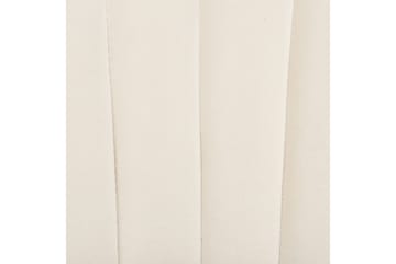 Sett med 2 spisestoler Mariposa - Kremhvit, Svart/Fløyel - Møbler - Stoler - Spisestuestoler & kjøkkenstoler