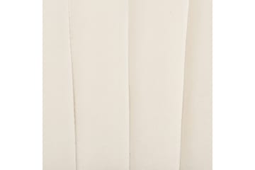 Sett med 2 spisestoler Mariposa - Kremhvit, Svart/Fløyel - Møbler - Stoler - Spisestuestoler & kjøkkenstoler