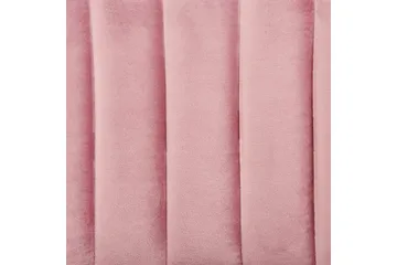 Sett med 2 spisestoler Mariposa - Rosa, svart/fløyel - Møbler - Stoler - Spisestuestoler & kjøkkenstoler