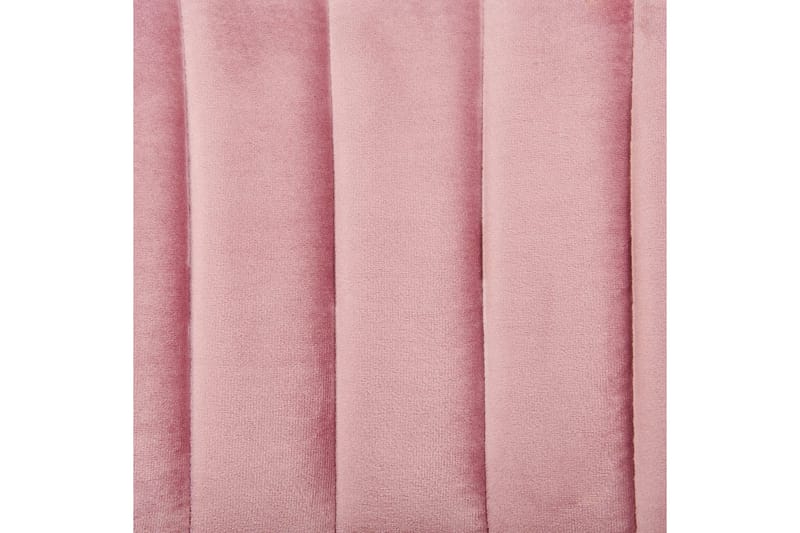 Sett med 2 spisestoler Mariposa - Rosa, svart/fløyel - Møbler - Stoler - Spisestuestoler & kjøkkenstoler