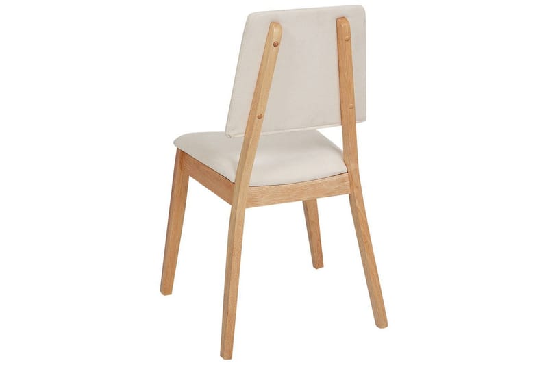 Sett med 2 spisestoler Merrill - Lyst tre, beige - Møbler - Stoler - Spisestuestoler & kjøkkenstoler