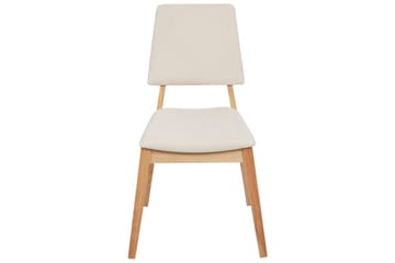 Sett med 2 spisestoler Merrill - Lyst tre, beige - Møbler - Stoler - Spisestuestoler & kjøkkenstoler