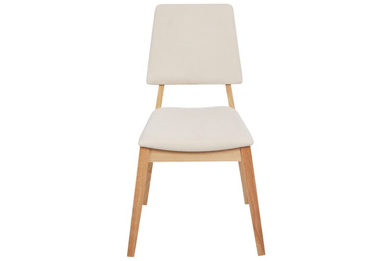Sett med 2 spisestoler Merrill - Lyst tre, beige - Møbler - Stoler - Spisestuestoler & kjøkkenstoler