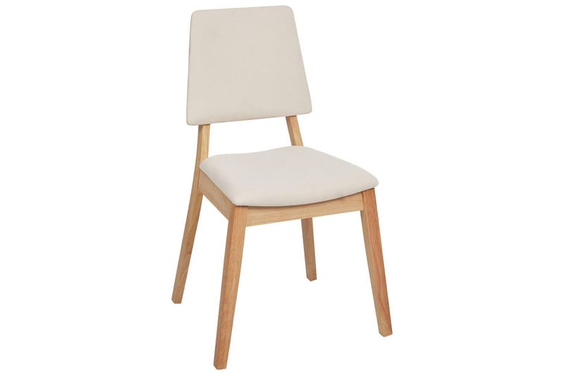 Sett med 2 spisestoler Merrill - Lyst tre, beige - Møbler - Stoler - Spisestuestoler & kjøkkenstoler
