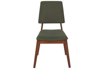 Sett med 2 spisestoler Merrill - Mørkt tre, grønt - Møbler - Stoler - Spisestuestoler & kjøkkenstoler