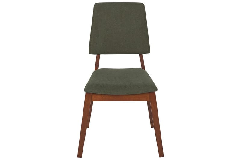 Sett med 2 spisestoler Merrill - Mørkt tre, grønt - Møbler - Stoler - Spisestuestoler & kjøkkenstoler