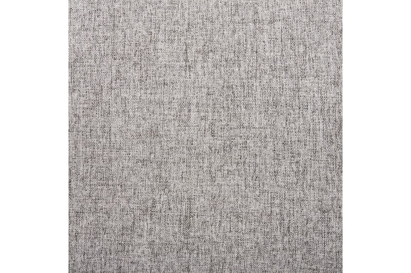 Sett med 2 spisestoler Mina - Grå, svart/Polyester - Møbler - Stoler - Spisestuestoler & kjøkkenstoler