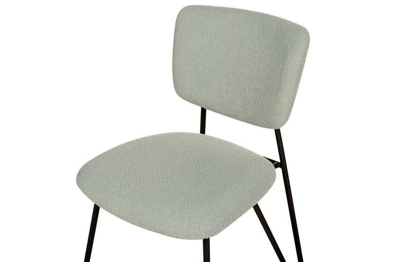 Sett med 2 spisestoler Nelko - Grønn, Svart - Møbler - Stoler - Spisestuestoler & kjøkkenstoler