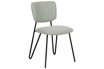 Sett med 2 spisestoler Nelko - Grønn, Svart - Møbler - Stoler - Spisestuestoler & kjøkkenstoler