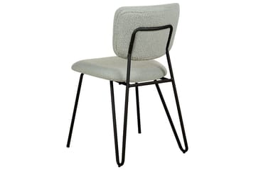 Sett med 2 spisestoler Nelko - Grønn, Svart - Møbler - Stoler - Spisestuestoler & kjøkkenstoler