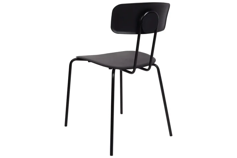 Sett med 2 spisestoler Sibley - Svart - Møbler - Stoler - Spisestuestoler & kjøkkenstoler