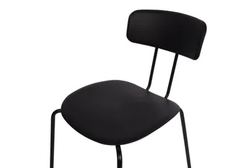 Sett med 2 spisestoler Sibley - Svart - Møbler - Stoler - Spisestuestoler & kjøkkenstoler