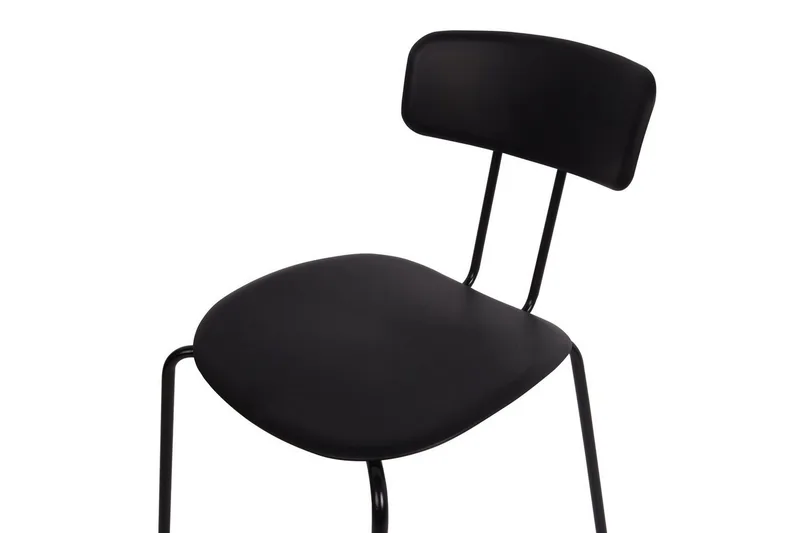 Sett med 2 spisestoler Sibley - Svart - Møbler - Stoler - Spisestuestoler & kjøkkenstoler