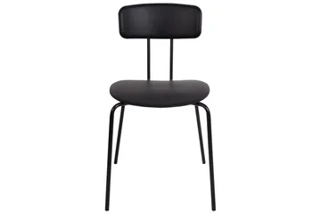 Sett med 2 spisestoler Sibley - Svart - Møbler - Stoler - Spisestuestoler & kjøkkenstoler