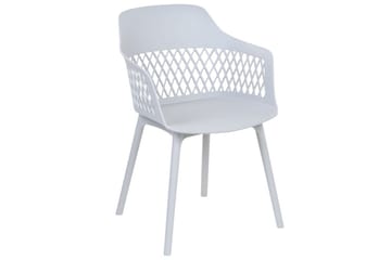 Sett med 2 spisestuestoler Almira - Grå - Møbler - Stoler - Spisestuestoler & kjøkkenstoler