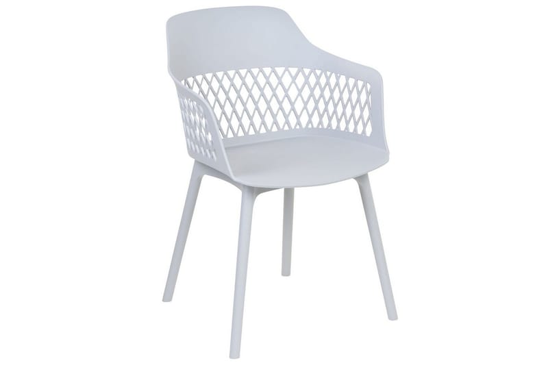 Sett med 2 spisestuestoler Almira - Grå - Møbler - Stoler - Spisestuestoler & kjøkkenstoler