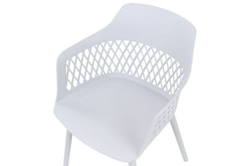 Sett med 2 spisestuestoler Almira - Grå - Møbler - Stoler - Spisestuestoler & kjøkkenstoler