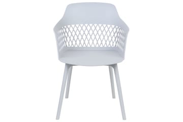 Sett med 2 spisestuestoler Almira - Grå - Møbler - Stoler - Spisestuestoler & kjøkkenstoler