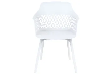 Sett med 2 spisestuestoler Almira - Hvit - Møbler - Stoler - Spisestuestoler & kjøkkenstoler