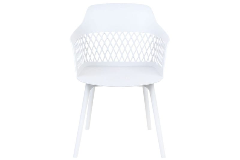 Sett med 2 spisestuestoler Almira - Hvit - Møbler - Stoler - Spisestuestoler & kjøkkenstoler