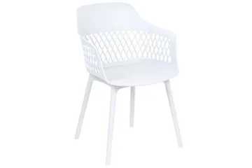 Sett med 2 spisestuestoler Almira - Hvit - Møbler - Stoler - Spisestuestoler & kjøkkenstoler