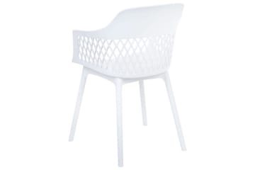 Sett med 2 spisestuestoler Almira - Hvit - Møbler - Stoler - Spisestuestoler & kjøkkenstoler