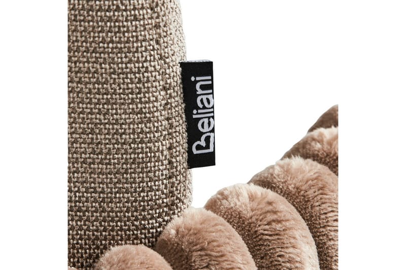 Sett med 2 spisestuestoler Amity - Beige, svart, brun - Møbler - Stoler - Spisestuestoler & kjøkkenstoler