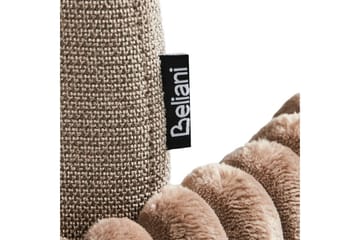 Sett med 2 spisestuestoler Amity - Beige, svart, brun - Møbler - Stoler - Spisestuestoler & kjøkkenstoler