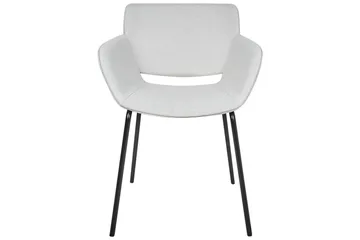 Sett med 2 spisestuestoler Axtel - Grå, svart - Møbler - Stoler - Spisestuestoler & kjøkkenstoler