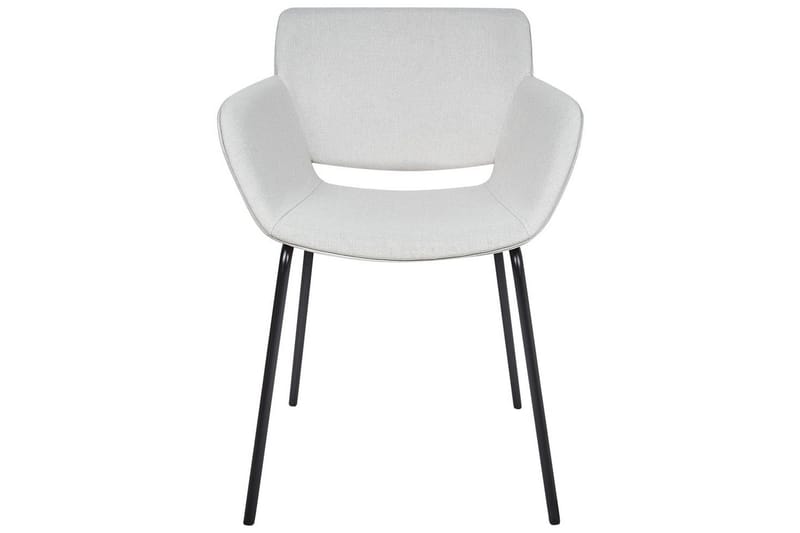 Sett med 2 spisestuestoler Axtel - Grå, svart - Møbler - Stoler - Spisestuestoler & kjøkkenstoler